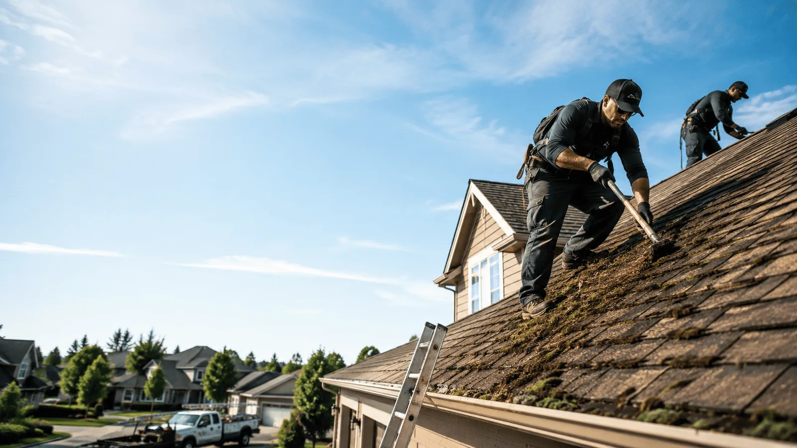 Roof Moss Removal in Fall River, KS near me